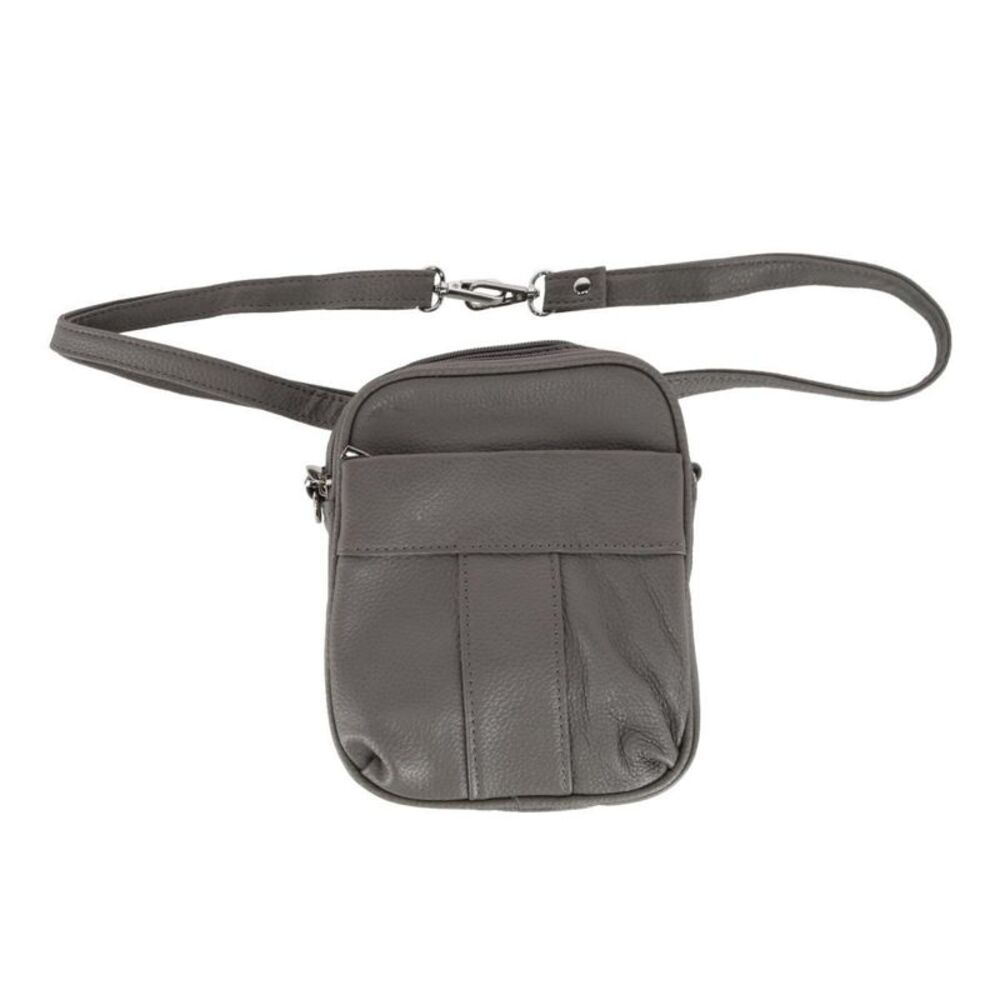 CTM Cowhide Convertible Crossbody Waist pack